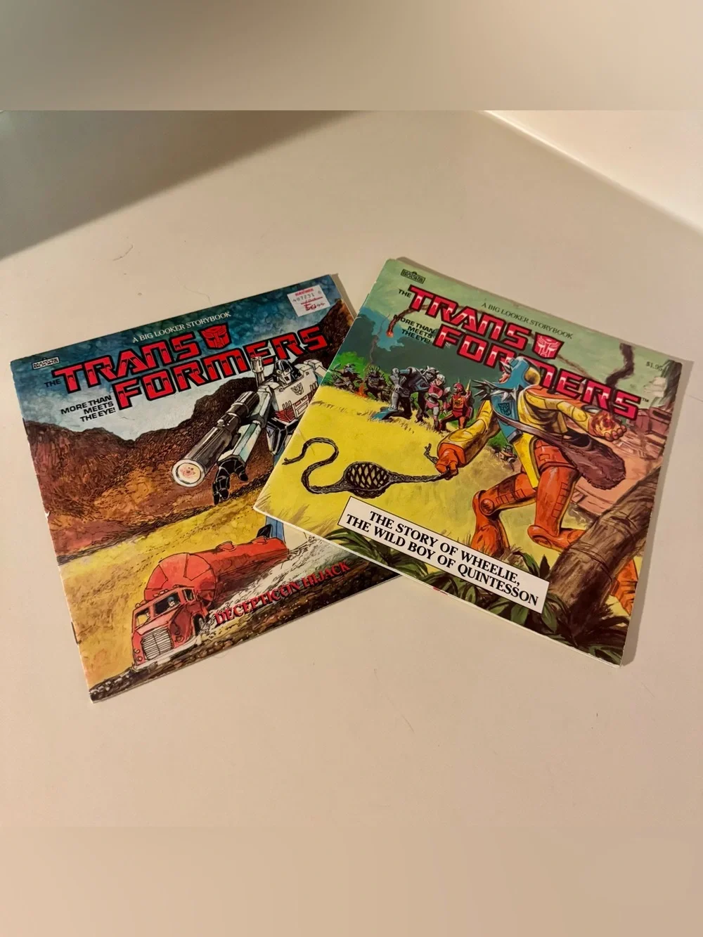 10 Transformers Vintage Storybooks